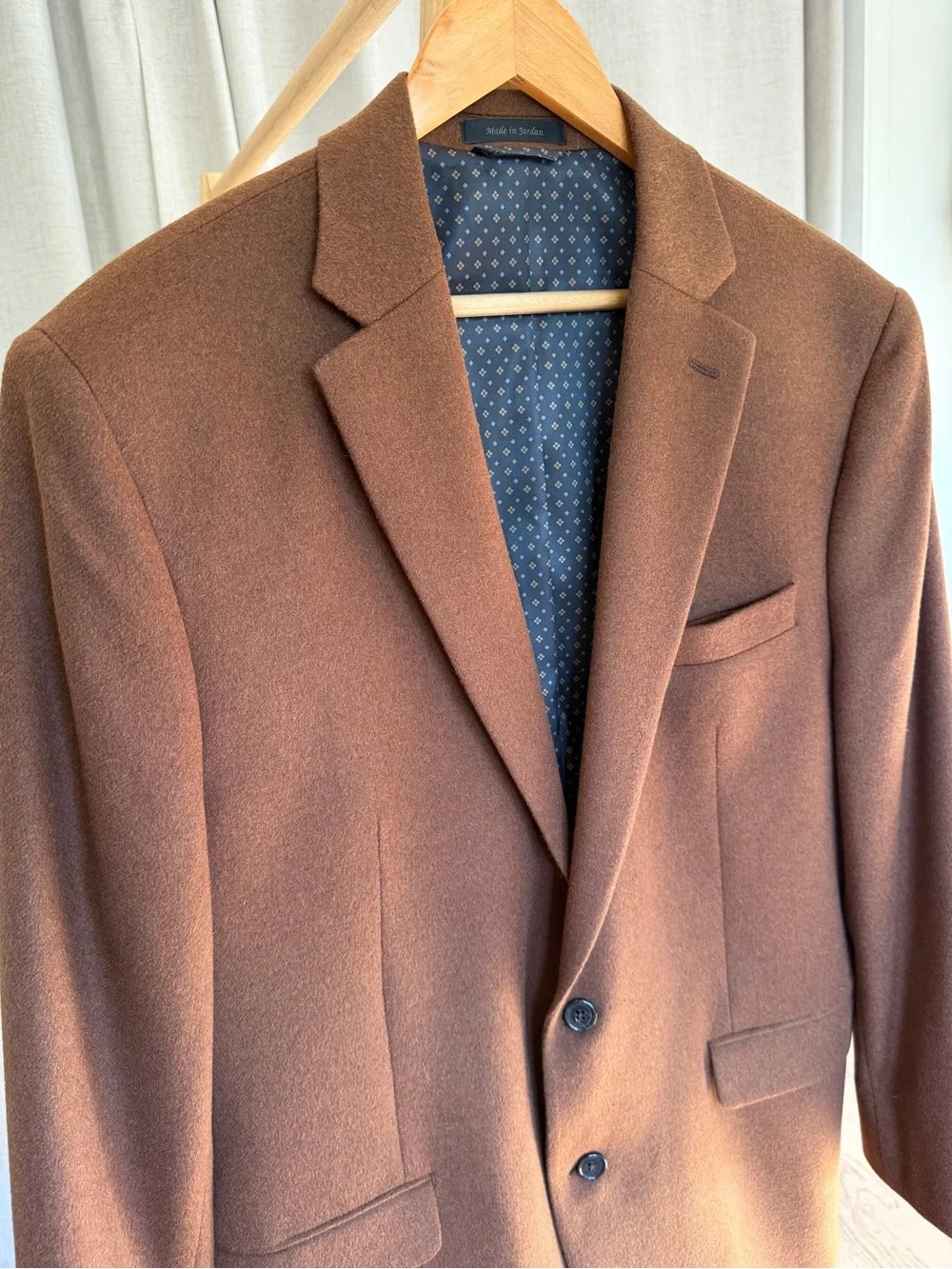 Lauren Ralph Lauren Brown Blazer Coat Two-Button